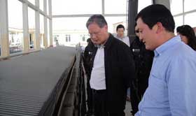驻阿富汗徐大使考察钢厂