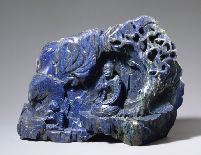 青金石雕刻佛像