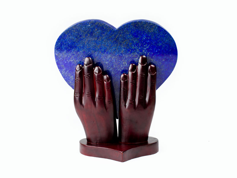 龙凤呈祥青金摆件