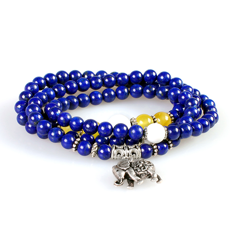 青金石108颗手链女款