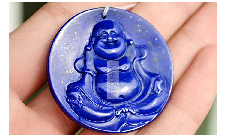 青金石弥勒佛雕件