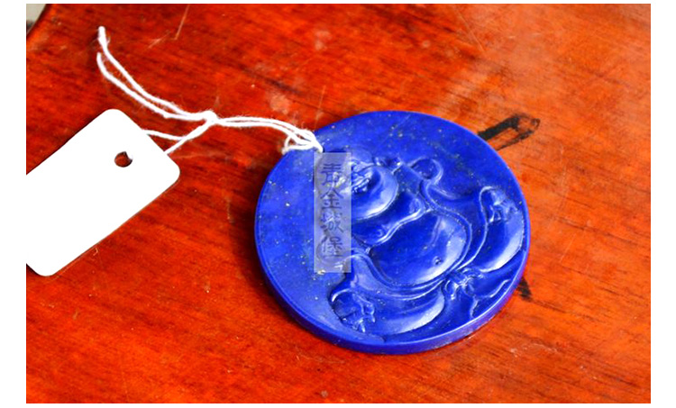 青金石弥勒佛雕件