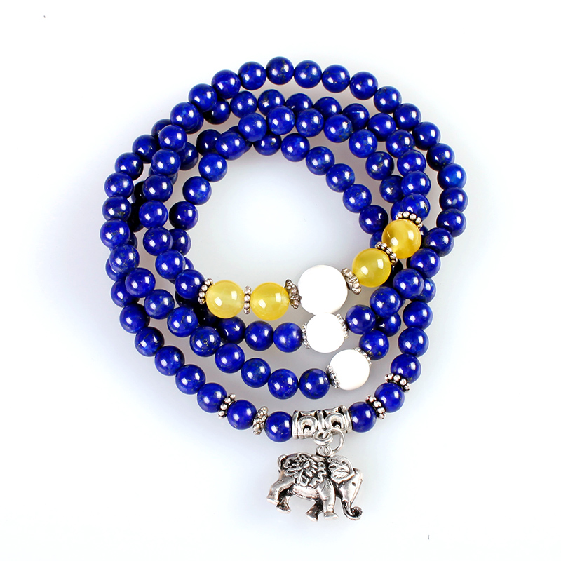 青金石108颗手链女款