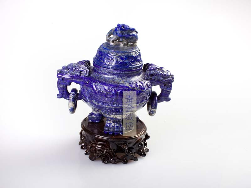 青金石香炉大摆件