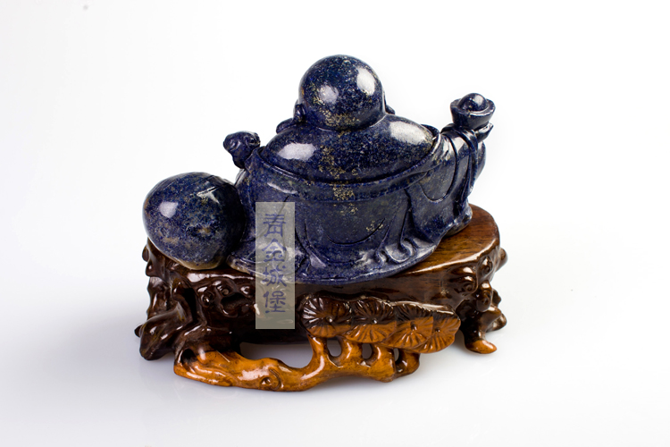 青金石笑佛大摆件