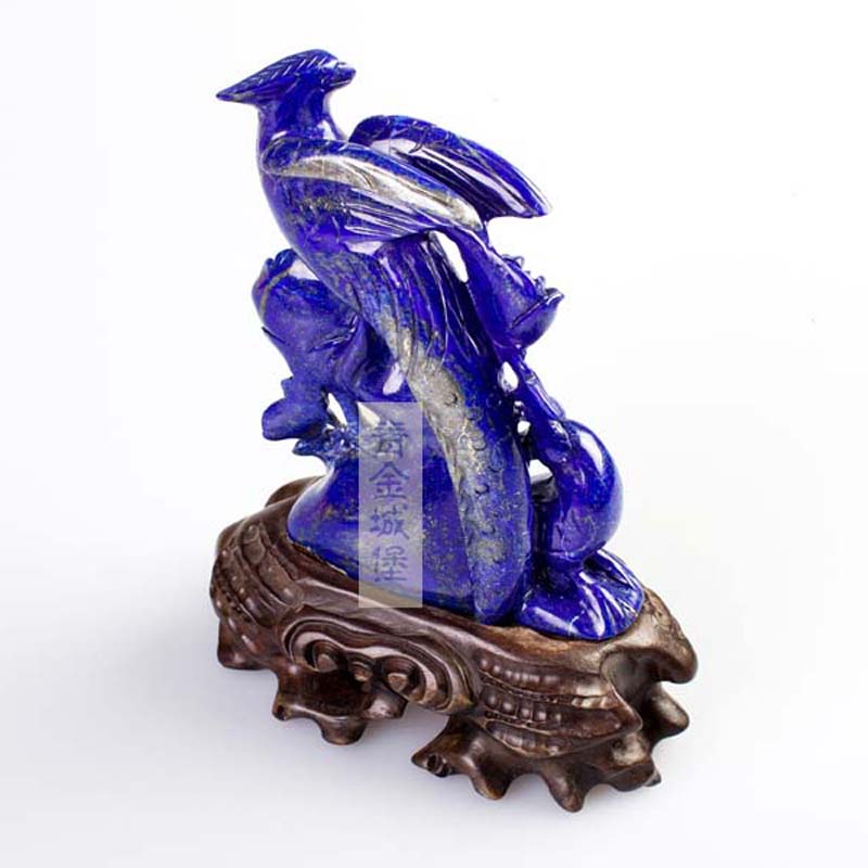 青金花开富贵大摆件