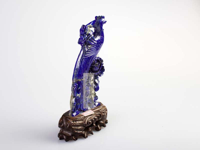 青金石凤凰大摆件