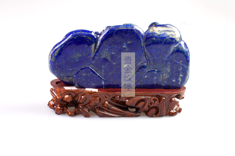 青金石指日高升大摆件