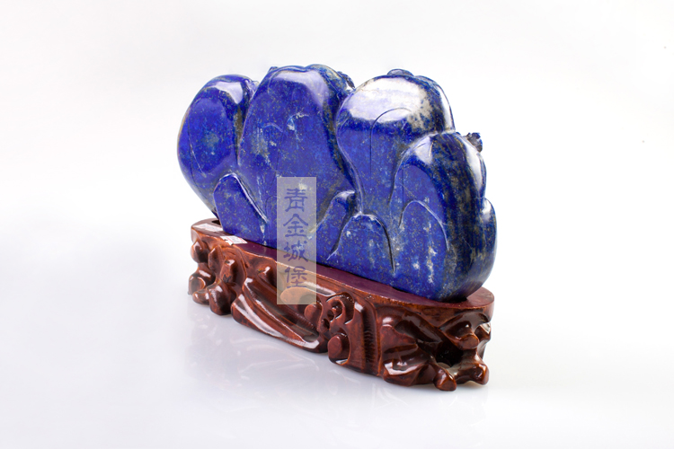 青金石指日高升大摆件