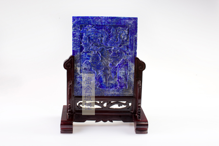 青金石望子成龙大摆件