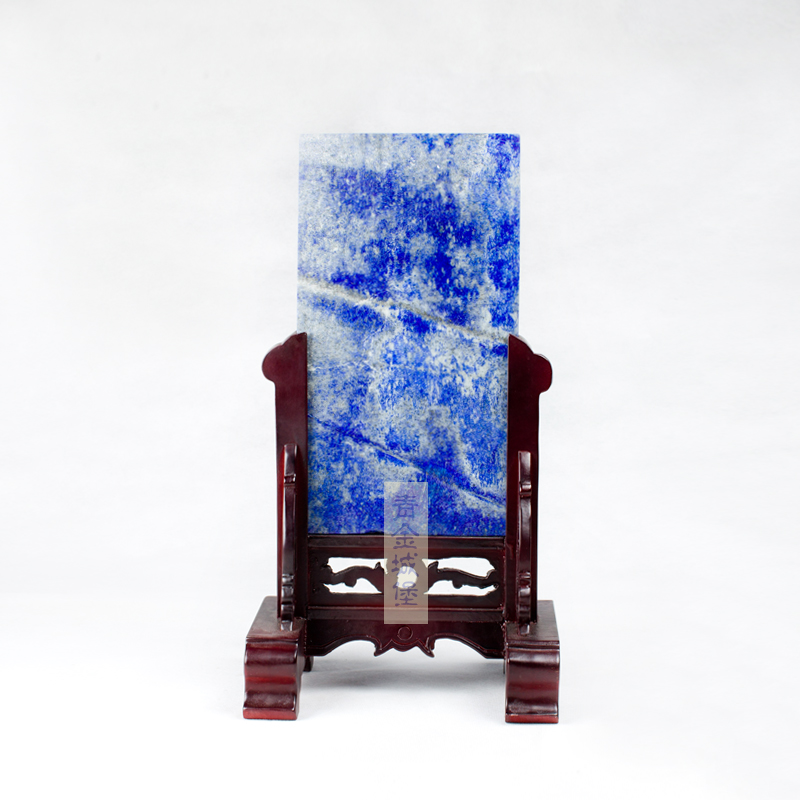 青金石松鹤延年大摆件