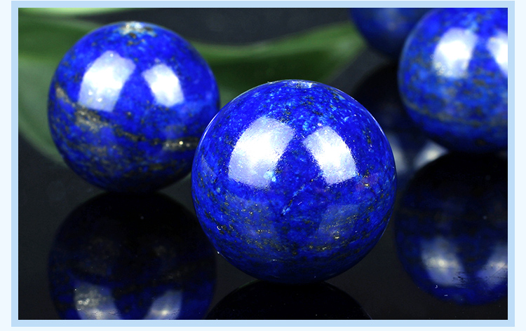 青金石散珠.圆珠