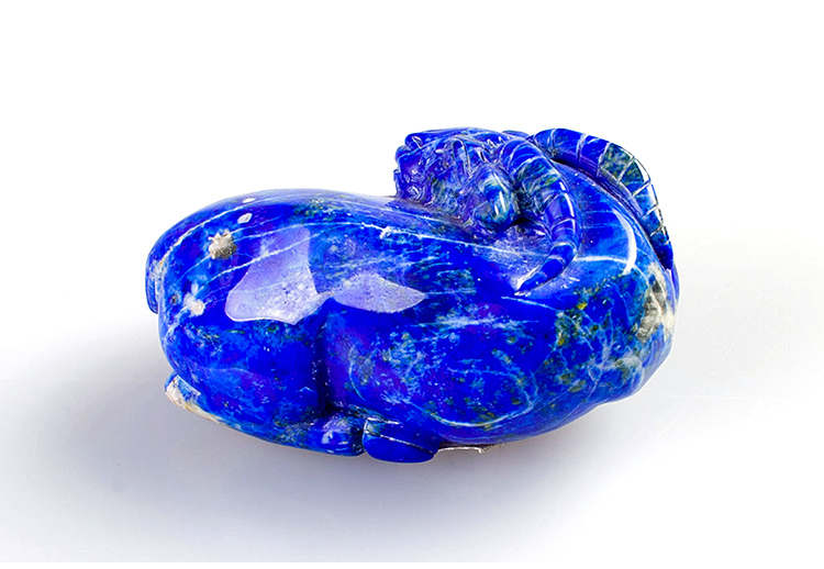 青金石颐养天年把玩件