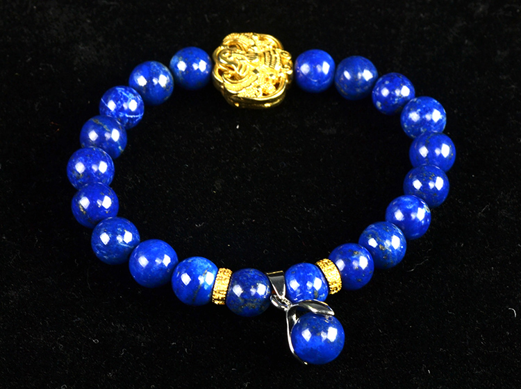 青金石单圈手链