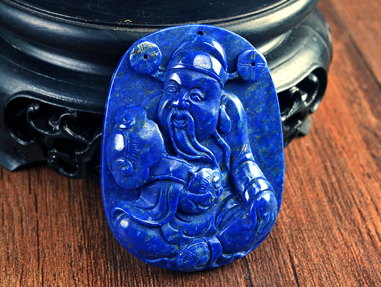 青金石福星雕刻件