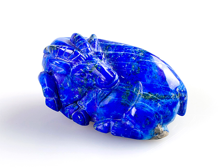 青金石颐养天年把玩件