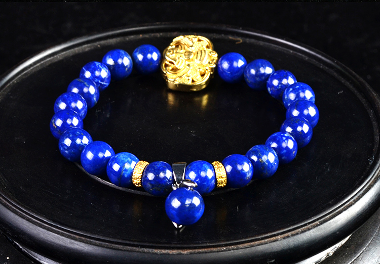 青金石单圈手链