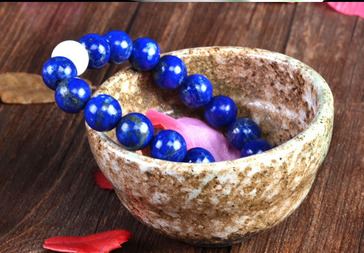 青金石单圈手链