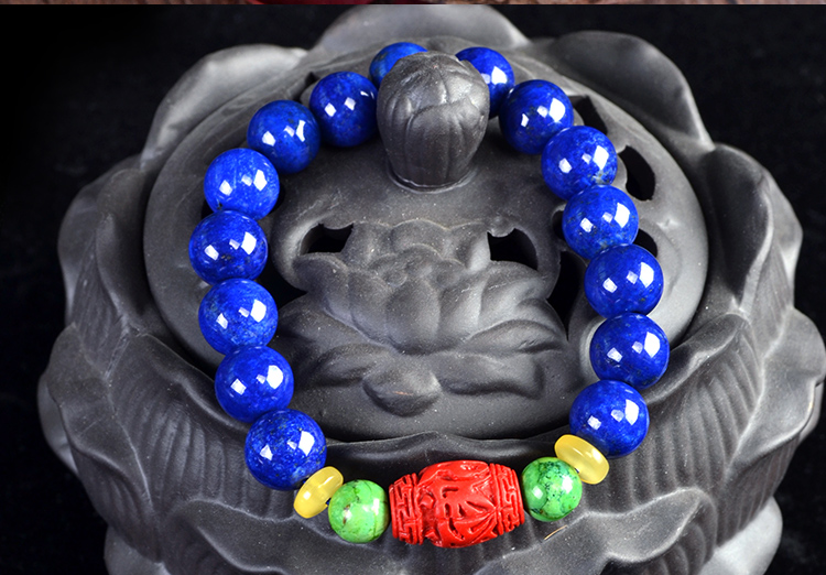 青金石单圈手链