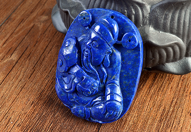 青金石福星雕刻件