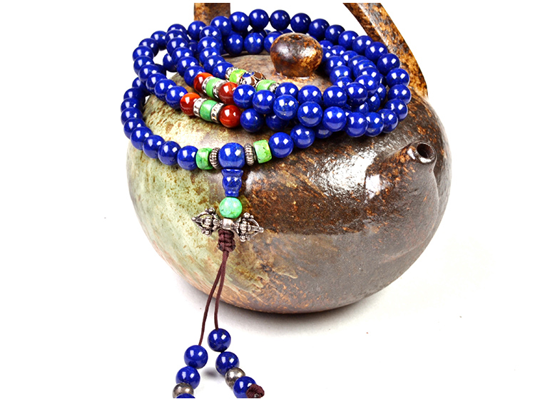 青金石108颗女款手链