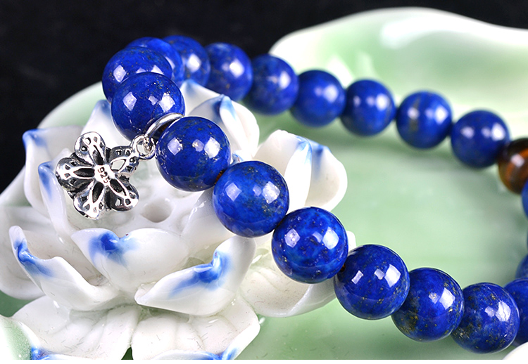 青金石单圈手链