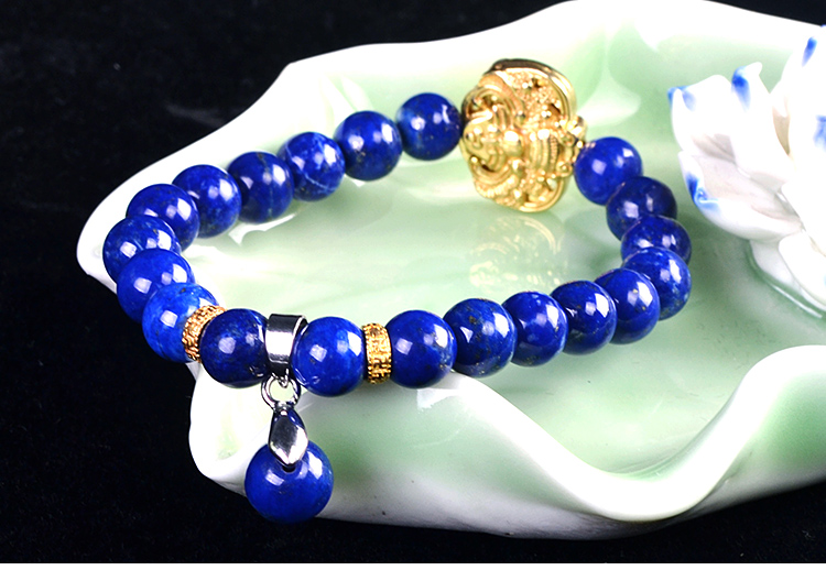 青金石单圈手链