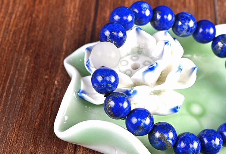 青金石单圈手链