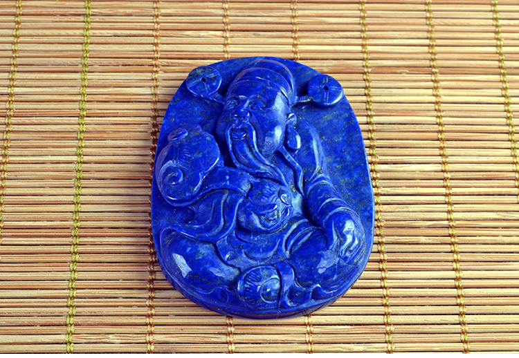青金石福星雕刻件
