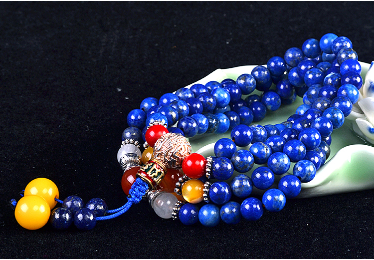 青金石108颗女款手链