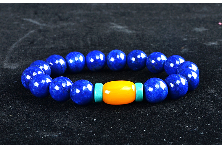 青金石单圈手链