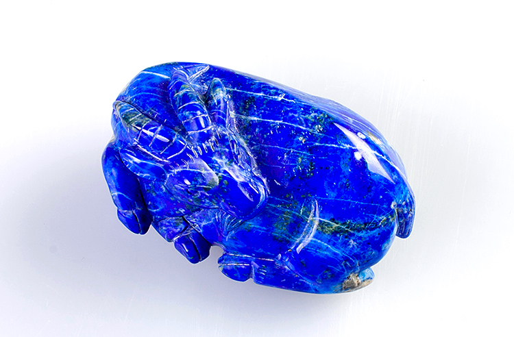 青金石颐养天年把玩件