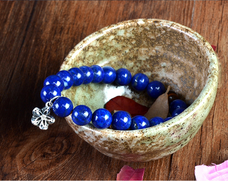 青金石单圈手链