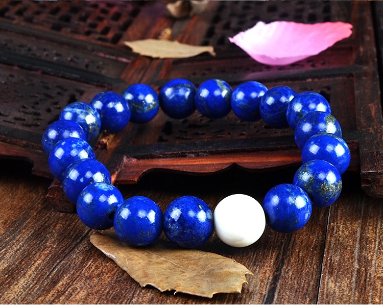 青金石单圈手链