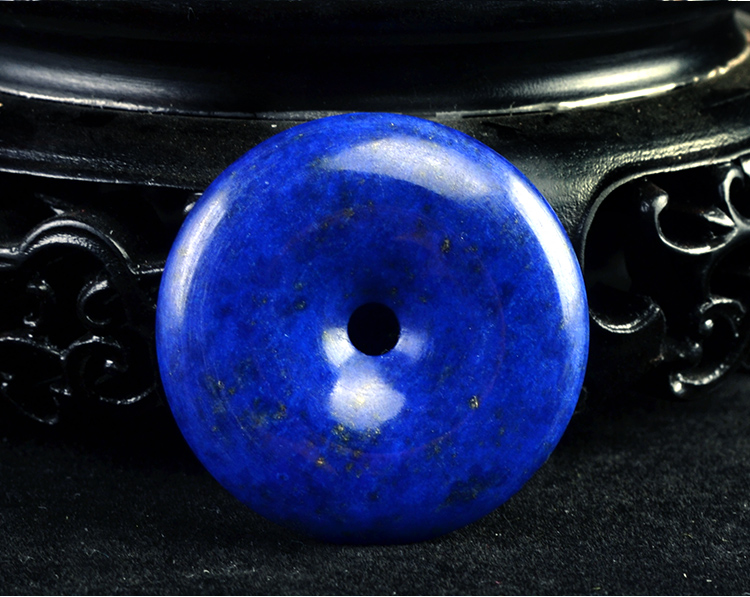 青金平安扣吊坠