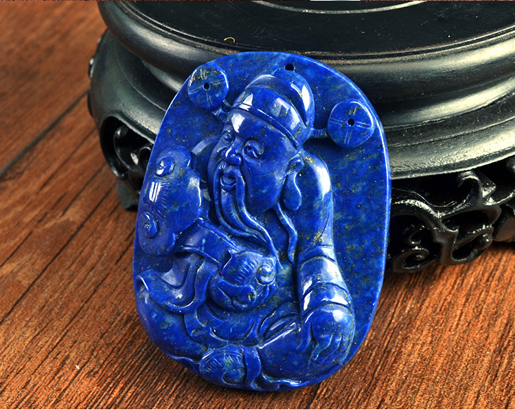 青金石福星雕刻件