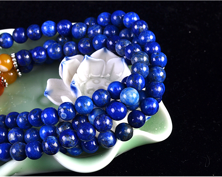 青金石108颗女款手链