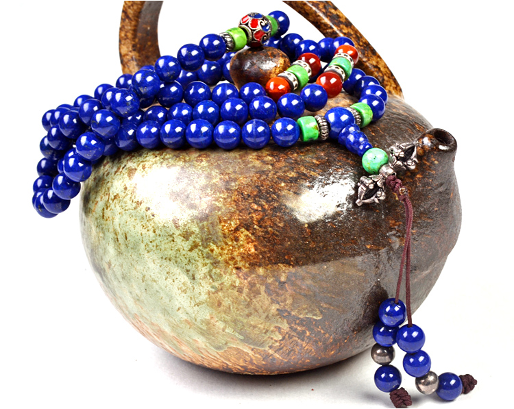 青金石108颗女款手链