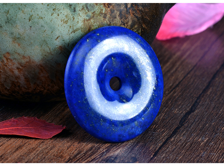 青金平安扣吊坠