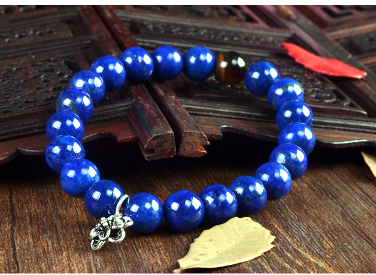 青金石单圈手链