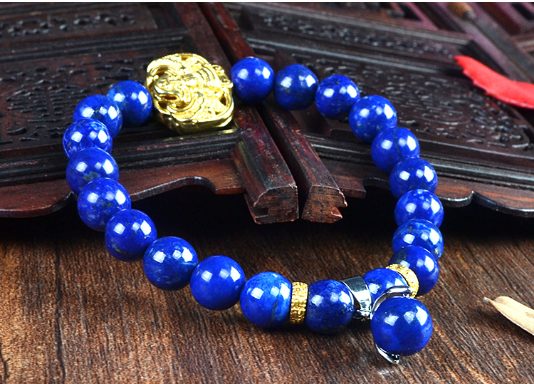 青金石单圈手链